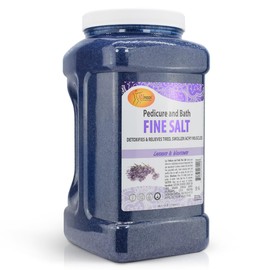 SPA REDI - Detox Foot Soak Pedicure and Bath Fine Salt, Lavender and Wildflower, 128 Oz - Made with Dead Sea Salts, Argan Oil, Coconut Oil, and Essential Oil, Hydrates, Softens and Moisturizes