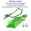 ESUPPORT Green Universal Motorcycle Motorbike Bike 8mm 10mm Rear View