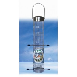 Supa 12 inch Wild Bird Peanut Stainless Steel Fort Knuts Feeders, Designed For Feeding Peanuts To Your Garden Birds.
