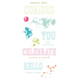 Sizzix Clear Stamps - Hello You Sentiments by 49 and Market