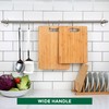 Bamboo Cutting Boards for Kitchen [Set of 3] Wood Cutting