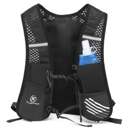 KAMCYCLE Hydration Backpack Running Backpack Bicycle Ultralight Hydration Backpack Trail Backpack Hydration Vest with 2L Hydration Bladder or 500 ml Water Bottle, BPA-Free (Backpack with 500 ml Soft