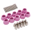 Plasma Cutting Torch Consumables Kit Electrode Contact Tip Ceramics Nozzle
