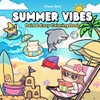 Summer Vibes Bold and Easy Coloring Book: Aesthetic Girl Life