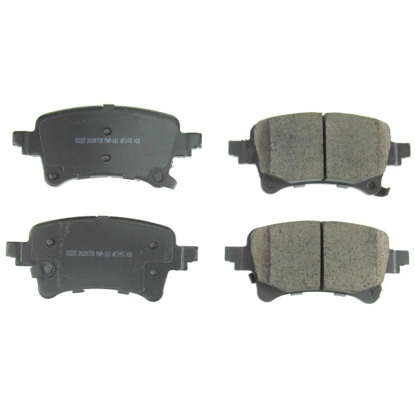 PowerStop Rear Disc Brake Pad Set for Jeep Gladiator, Wrangler