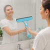 3-in-1 Shower Squeegee with Spray Nozzle - Handheld Glass &