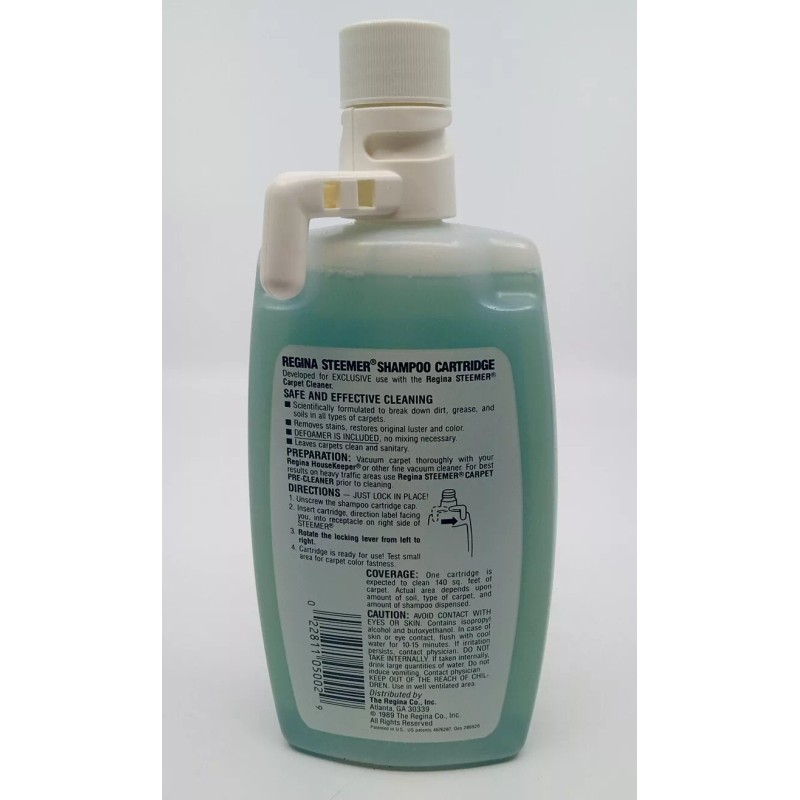 Regina Vintage 1982 Regina Carpet Shampoo Cartridge Steemer Cleaner 15