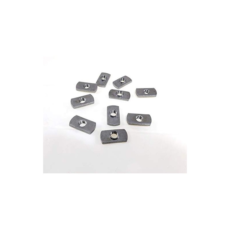 10 Pack 7/16-20 Spot Weld Nuts - Double Tab -