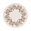 Festive Embroidered Berry Placemat (Set of 4)