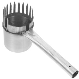 Veemoon Berry Picker Tool with Metal Comb, Metal Blueberry Picker Fruit Picking Tool with Handle Easy Berry Catcher for Small Fruit Like Blueberry Date and Citrus (11" L)