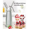 Cansookay Professional Whipped-Cream Dispenser,500mL/ 1 Pint Whipped Cream Maker with