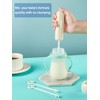 DOOBAANN Handheld Electric Baby Formula Mixer,Electric Milk Frothers,Handheld Drink Mixer(Beige)