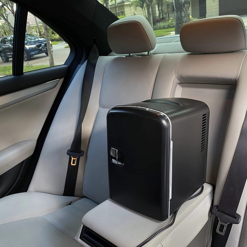 Personal Chiller Portable Mini Fridge 4L/6Cans Cooler and Warmer, Mini