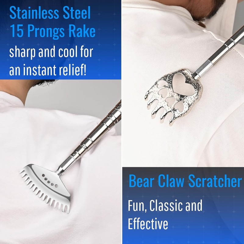 Svjetiq Oversized Back Scratcher with 30" Handle, 2 Pack Different