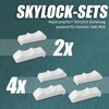 MaJoCompTec® CAMPERPART Additional Security for Dometic Roof Windows, Motorhome Roof