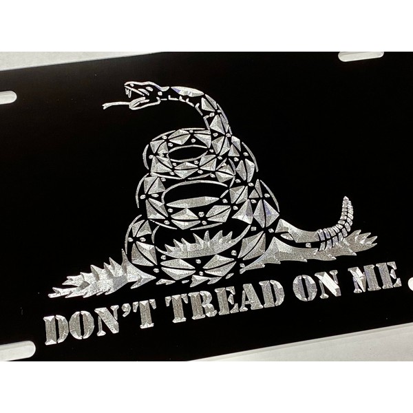 Diamond Etched 1550 New Don't Tread on Me Laser Engraved