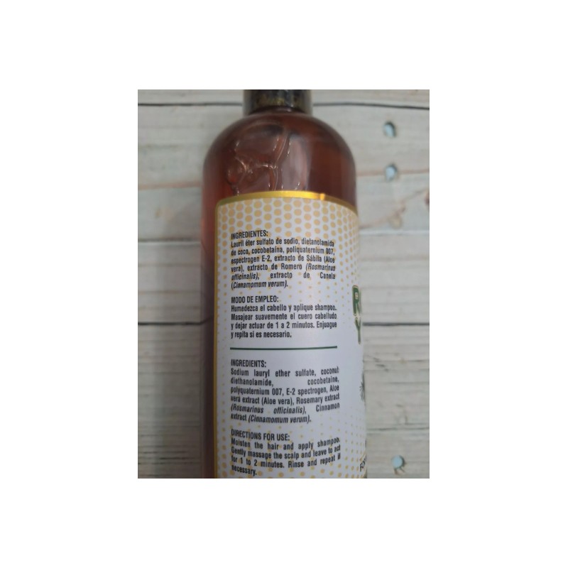 Shampoo de Romero y Canela 16.9oz Rosemary & Cinnamon