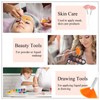 9 Pieces Facial Fan Mask Brushes, Soft Facial Applicator Brushes