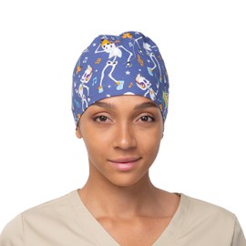 X-Ray Black Working Cap - Comfortable and Breathable for Men and Women Long Aesthetic Head Cover, Skeleton, One Size