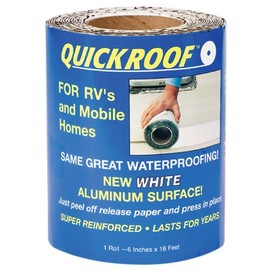Cofair WQR625 Quick Roof Pro Aluminum White 6" x 25'