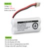 Kruta BT183342/BT283342 BT162342/BT262342 Cordless Phone Battery, Compatible with AT&T VTech