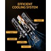 MIFMIA 𝖧𝟩 Bulbs, Real 1:1 Halogen Mini Size with Fan,