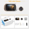 Toolzia 2.8 Inch Video Doorbell Peephole Camera with 90-Degree Wide