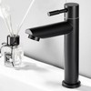 Fine jade2 Cold Water Tap Black for Guest Toilet Washbasin