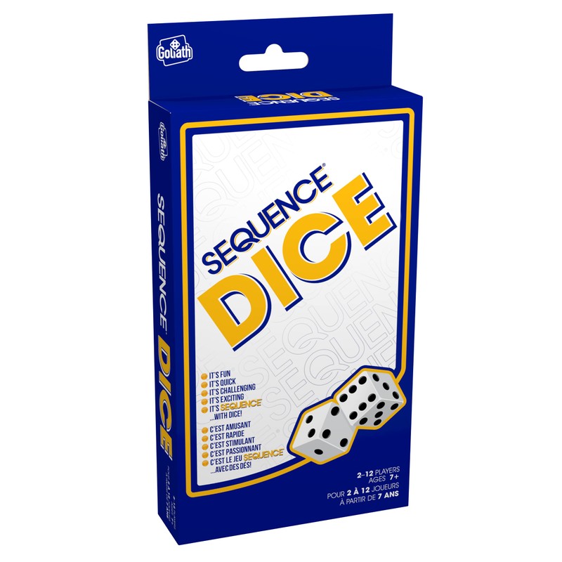 Sequence Dice Peggable - Bilingual by Jax - Packaging Colors