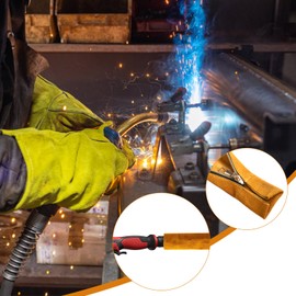 25FT TIG Welding Torch Cable Cover Resistant Leather Black Hose Cover 7.6 Meters with Cowboy for ZIPP er Jacket For TIG/MIG Yellow