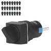 25PCS 16mm Square 5 Pin Knob Select Switch Self Locking