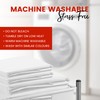 HOME ACE Non Iron Percale Standard Pillowcases 2 Pack White,