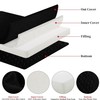 HOMBYS Foam Recliner Chair Cushions for Elderly, 4" Thick Chair