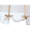 SIMPVALE 1 Piece Roman Blind Voile Curtains Window Decoration for