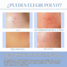 Shakven Polvo Compacto Mate,Maquillaje en Polvo fijador - Cosmética Facial Textura Ligera Mujeres Todo Tipo Piel                                      