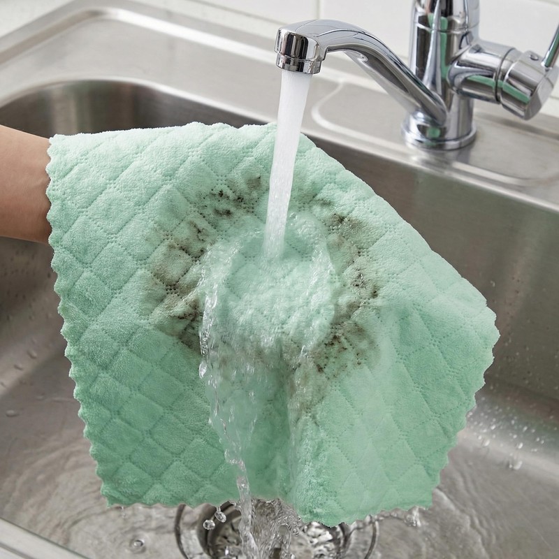 Absorbent Microfiber Streak-Free Lint-Free Kitchen Dish Towels