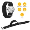 sourcing map Elastic Nylon Watch Band 20mm One-Piece French Watch