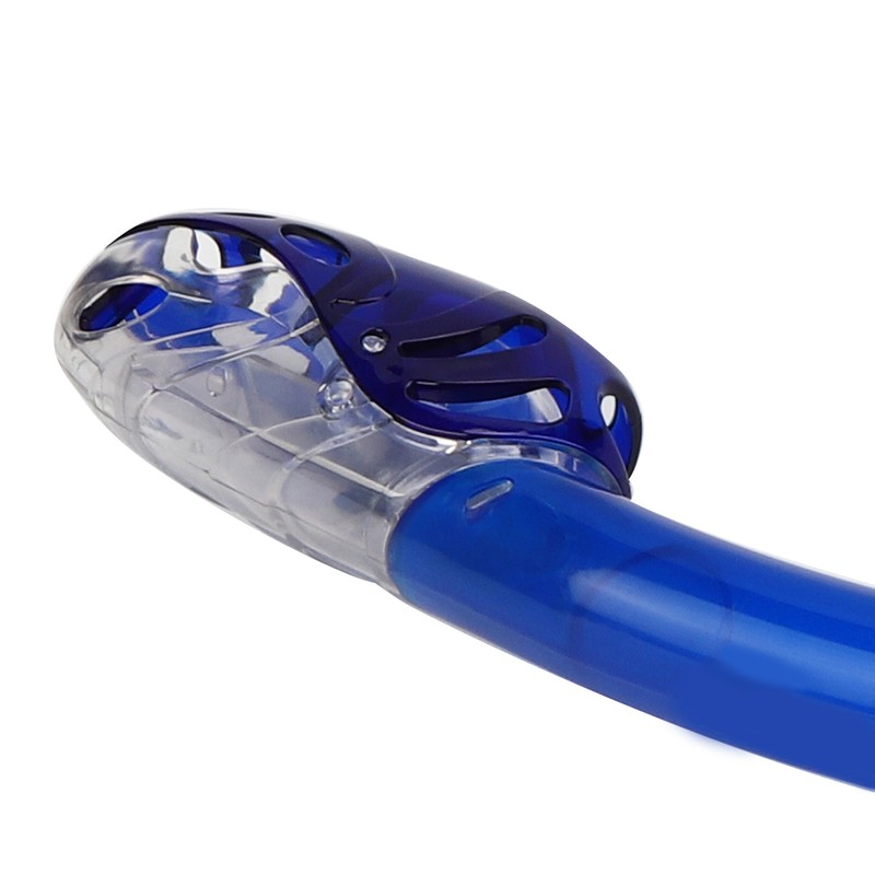 Whale Diving Breathing Tube Hose Professional Dry Underwater Snorkeling EquipmentBlue