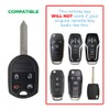 Keyless2Go Replacement Keyless Remote Head Key OUCD6000022 164-R8067 (1 Pack)