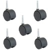 MySit 2-Inch Stem Caster Wheels, Stem 8 x 38mm or