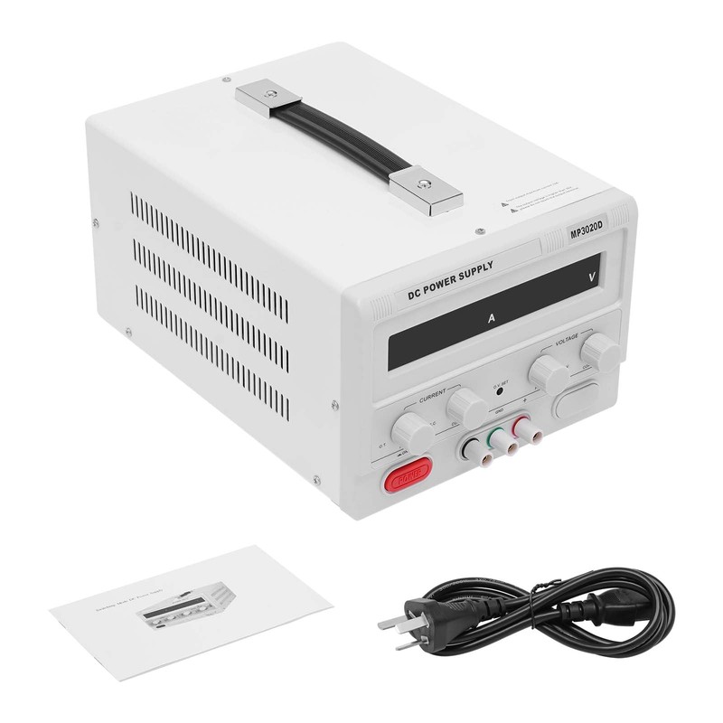 Jiabailie DC Power Supply Variable 0-30V 0-20A,MP3020D AC110V Adjustable Switching