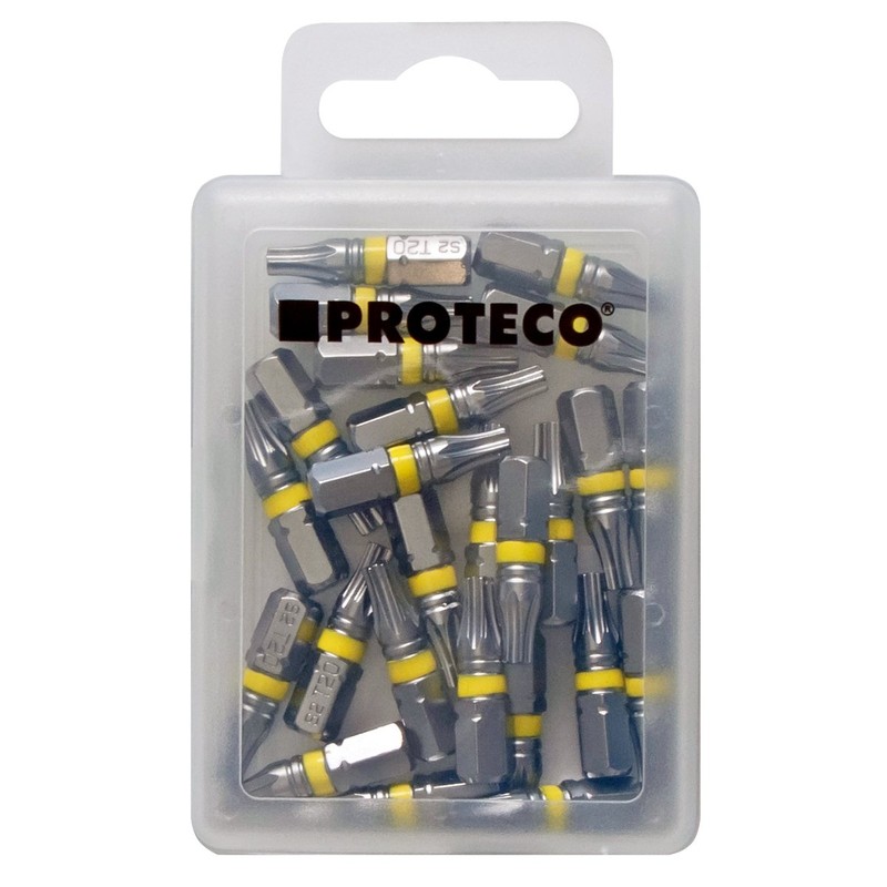 Proteco-Werkzeug Professional Bit Set Torx 40 C6 3 x 25