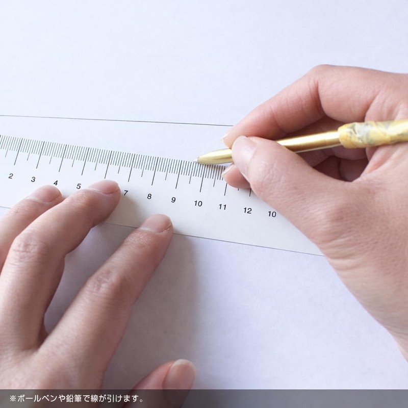 BAY LETTERPRESS Paper Ruler Scale 7.9 inches (20 cm) 50