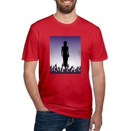 CafePress Catwalk T Shirt Men's Fitted Graphic T-Shirt Red