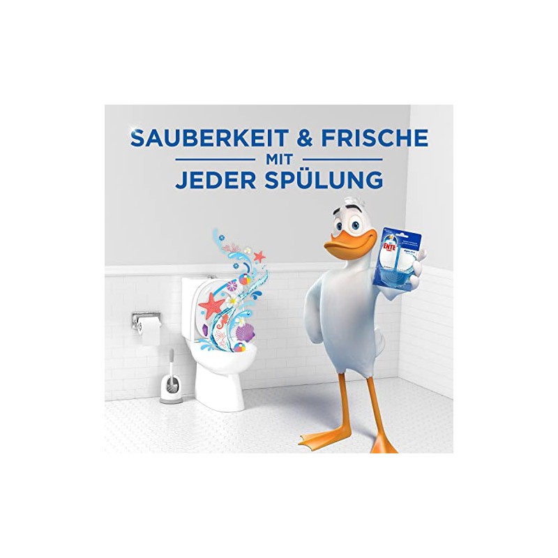 WC-Ente Aqua Blue Einh√§nger, WC-Duftsp√ºler, Marine Duft, Blausp√ºler, (1x36g)