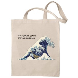 rainUP Classic Art Bag Durable and Elegant Design Ideal for Art Lovers Eco Friendly Wave Kanagawa - Hokusai 37x41cm, Wave Kanagawa - Hokusai
