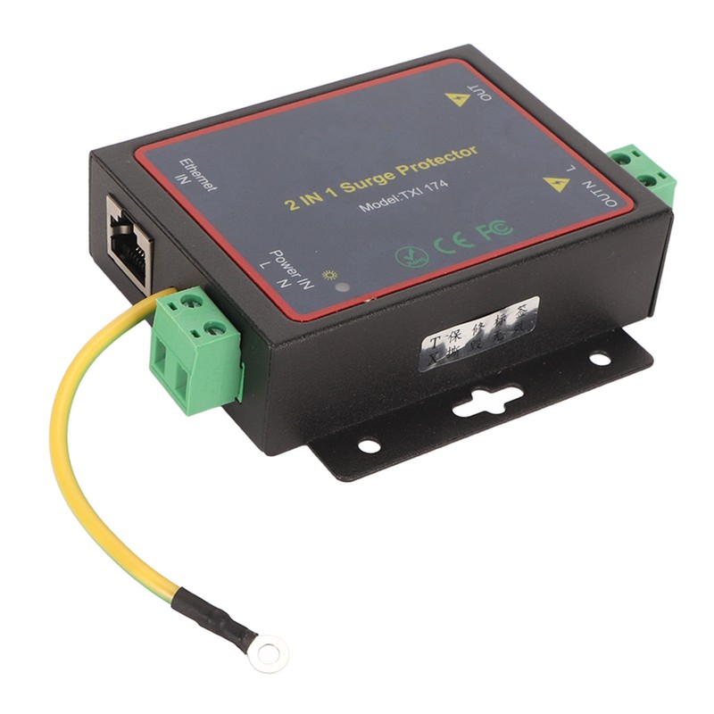 Surge Protector 2 in 1 Network Surge Protector POE Power