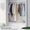 NEATERIZE Ultra Heavy Duty Plastic Clothes Hangers - Purple -