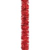 SHATCHI 1.8m/6ft Red Luxury Deluxe Chunky Christmas Tinsel Garland Xmas