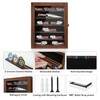 Knife Display Case, Lockable Pocket Knives Display Box Cabinet with